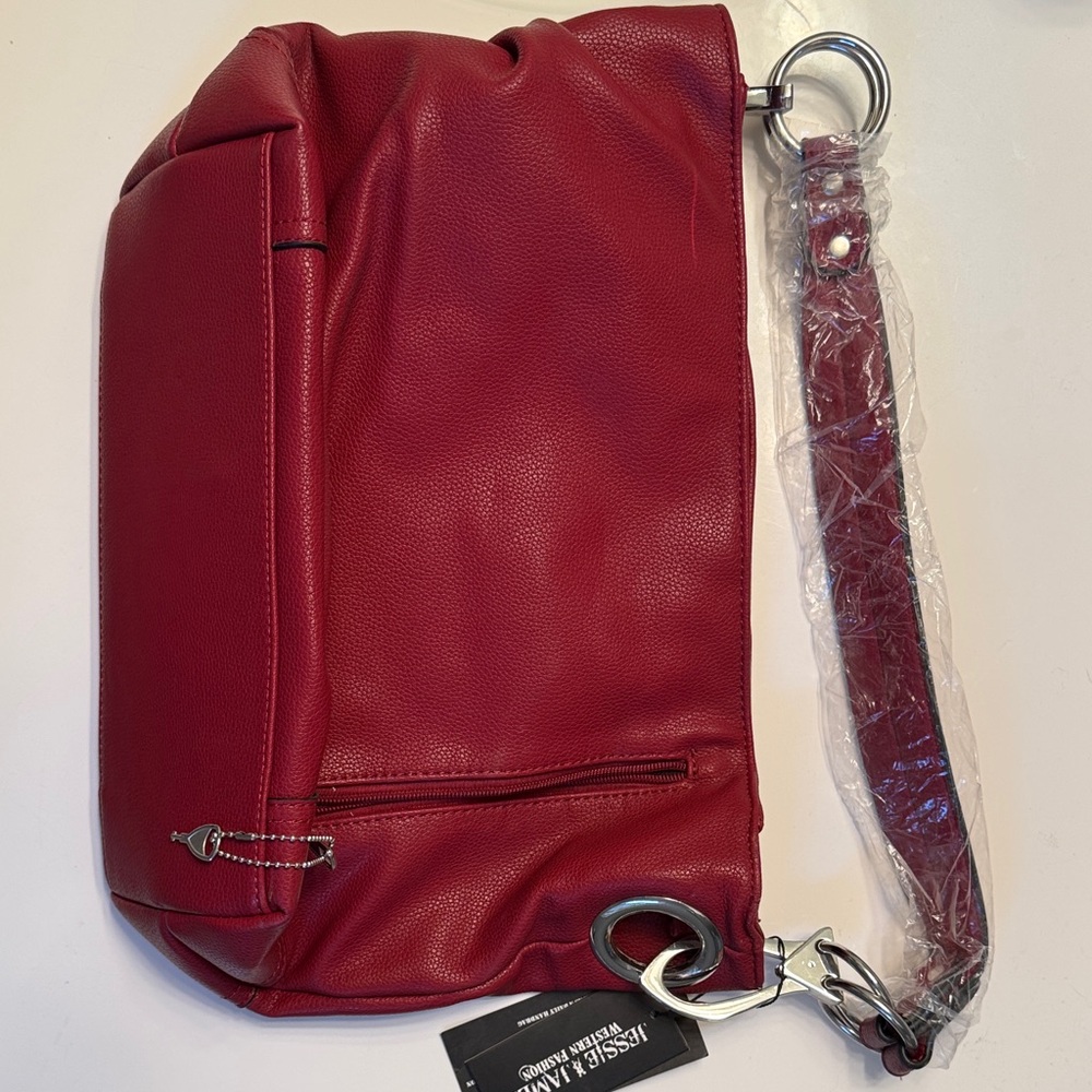 Jessica Simpson Red Shoulder Bag